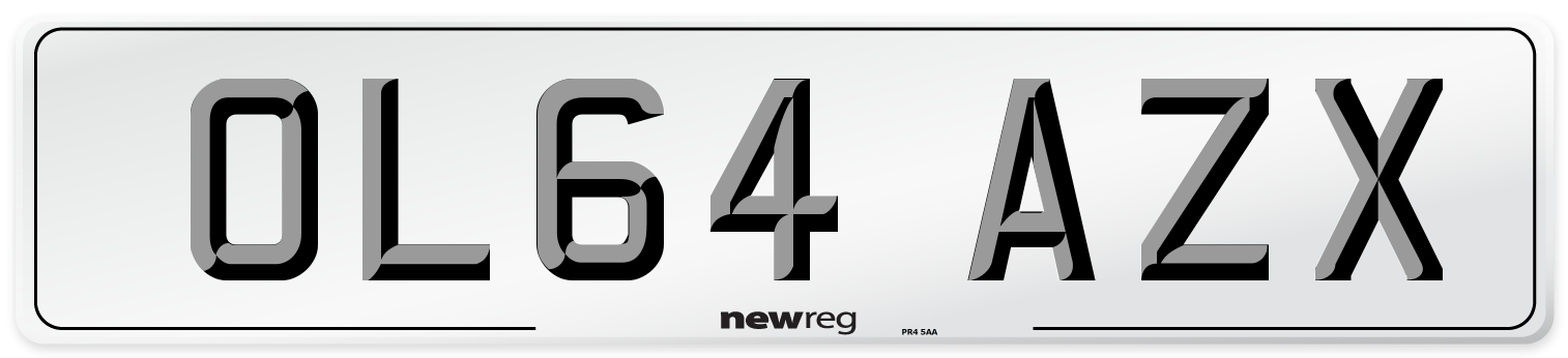 OL64 AZX Number Plate from New Reg